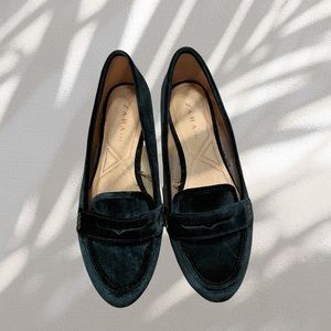 Zara velvet loafers, size 38 (US size 8.5)